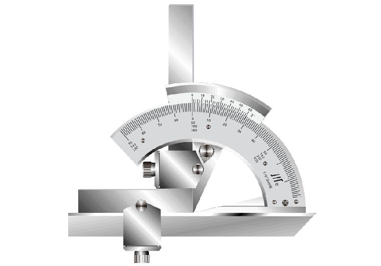 游标万能角度尺