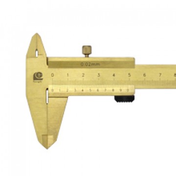 广陆游标闭式铜卡尺