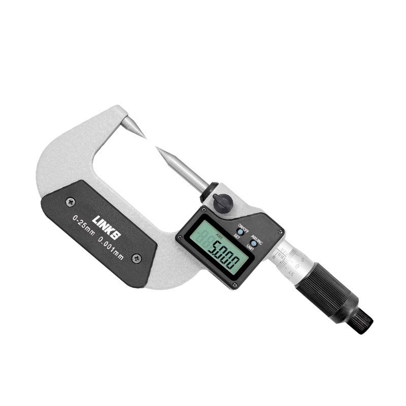 哈量数显尖头千分尺