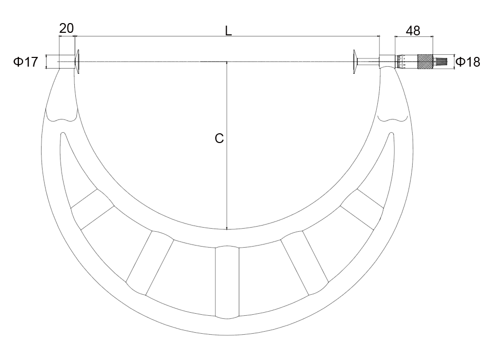 青量公法线千分尺