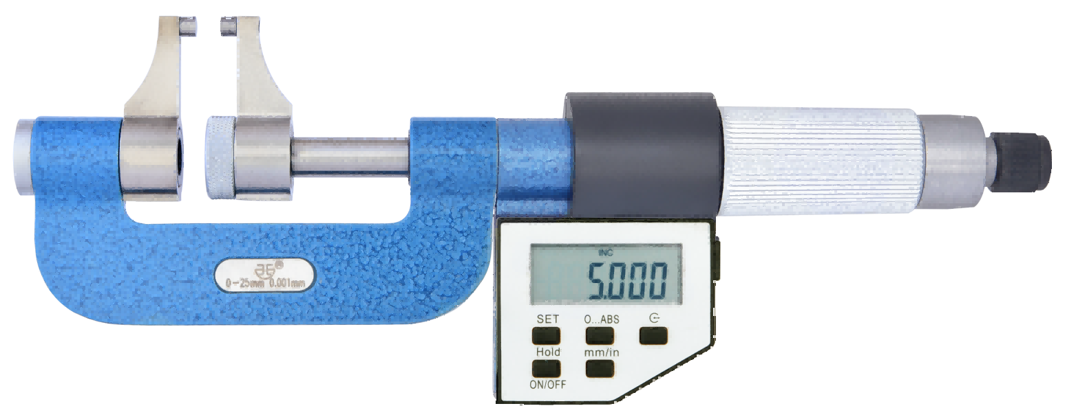 青量数显卡爪型千分尺