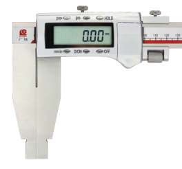 广陆单向爪数显卡尺