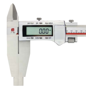 广陆数显双内爪卡尺