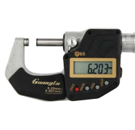 广陆IP65数显外径千分尺