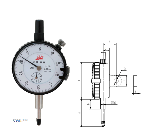 带钻防震百分表