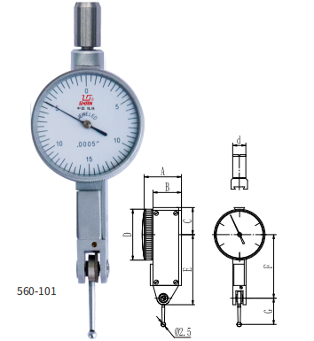 英制杠杆百分表