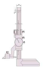 上工带表高度尺