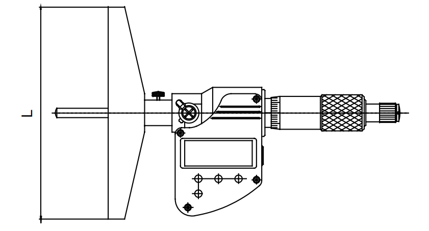 上工数显深度千分尺