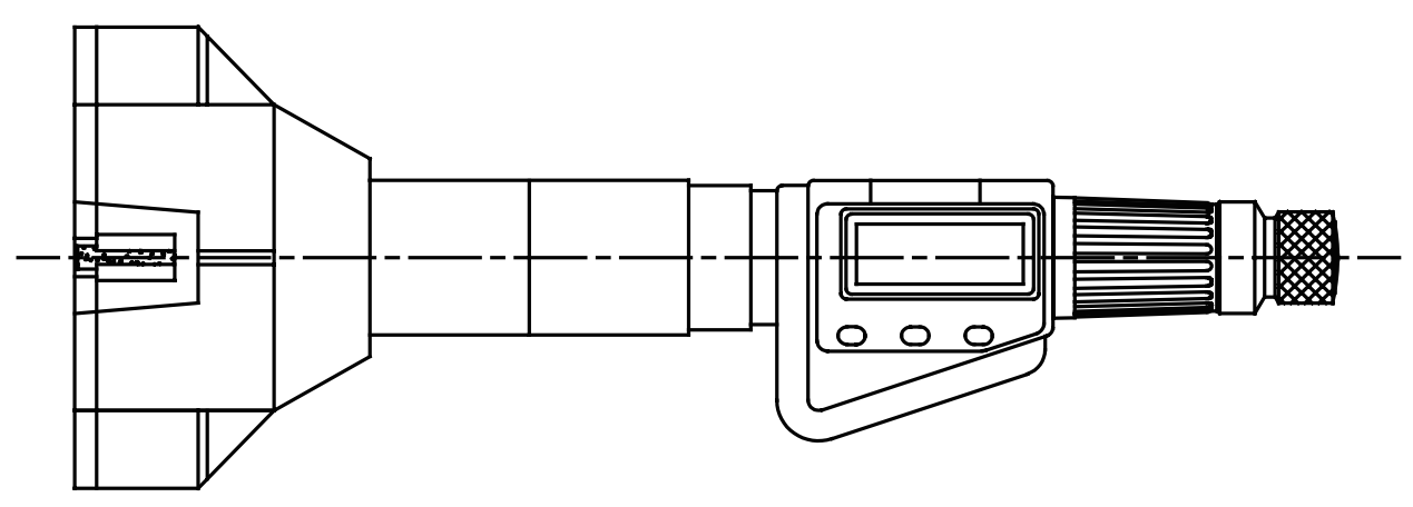 上工数显三爪内径千分尺