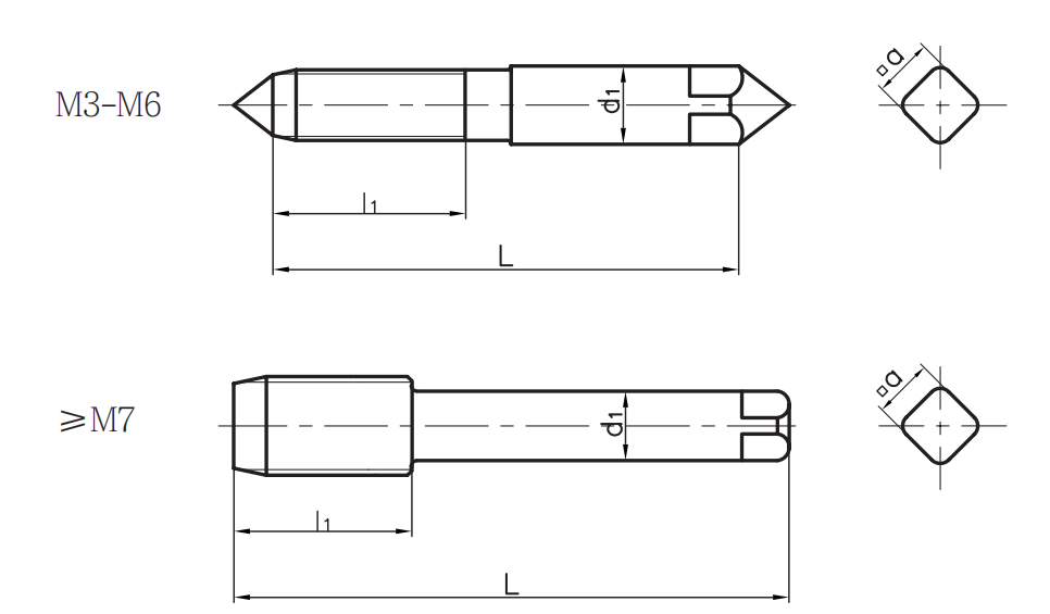 上工高钒螺旋槽丝锥