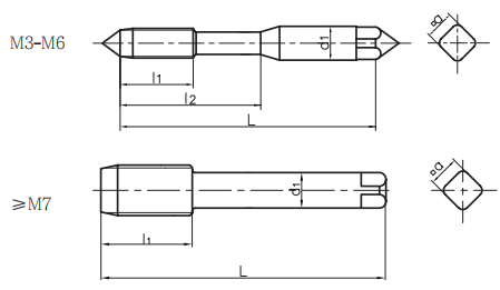 上工高钒螺尖槽丝锥