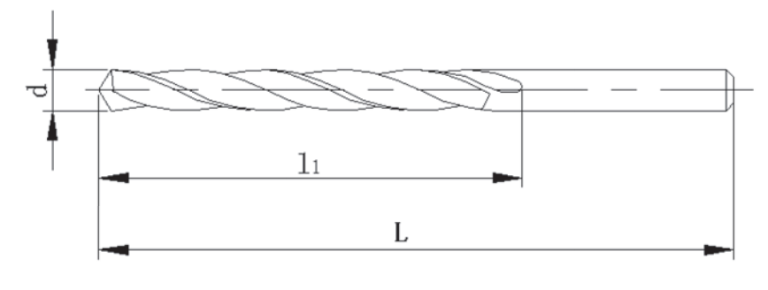 上工直柄全磨制长麻花钻
